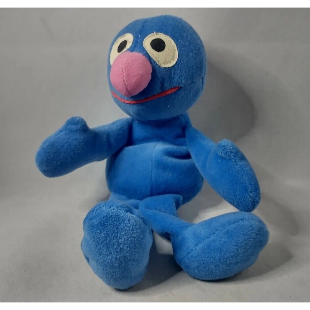 Grover Sesame Street 8 Inches Plush Tyco Bean Bag Stuffed Animal 1997 Vintage